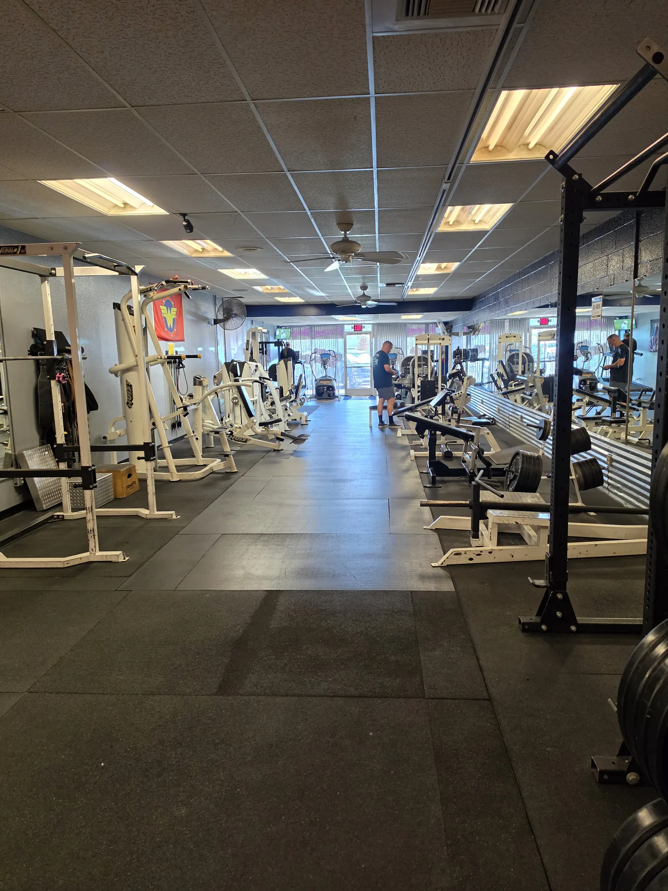 Body Zone gym floor with weight machines