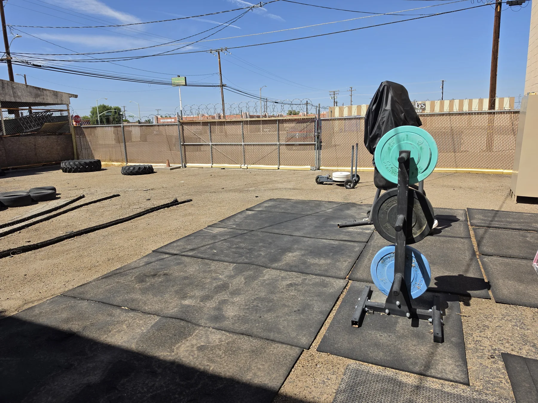 Outdoor training area at Body Zone