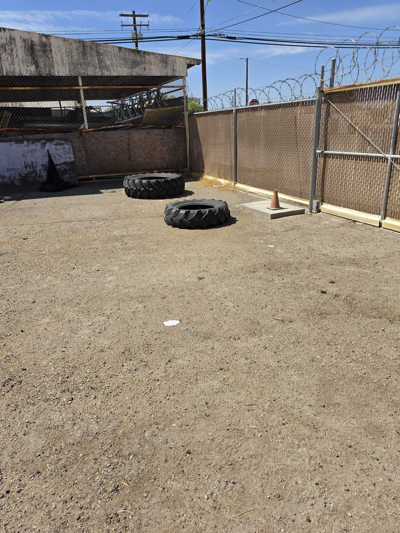 Body Zone outdoor tire training area